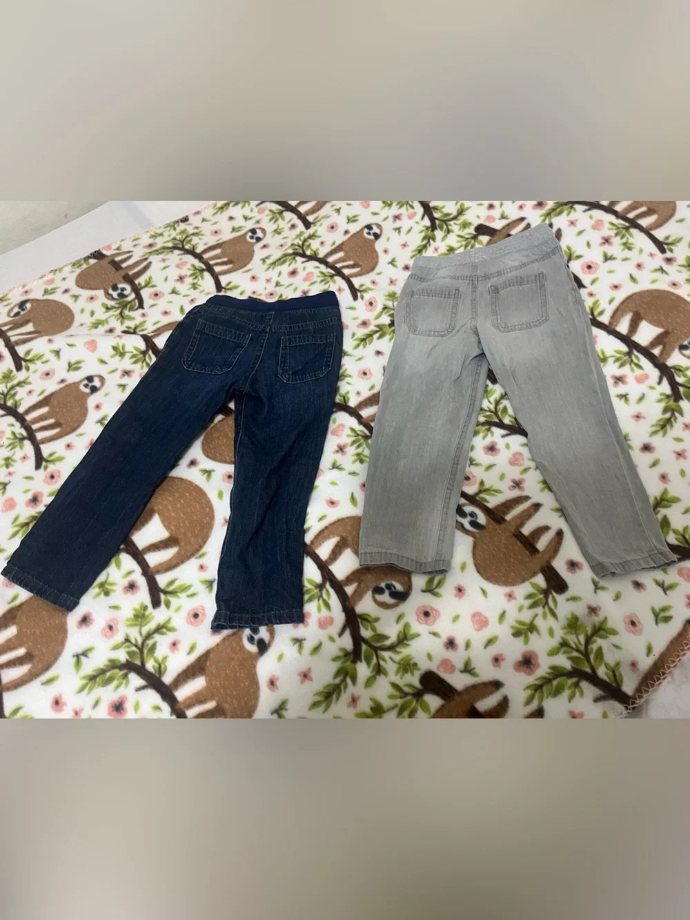 Kids Jeans — Navy & Light Gray - Boys 4T